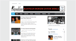 Desktop Screenshot of lbh-keadilan.org